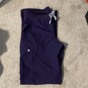 FIGS Cargo Scrub Pant (Eggplant Purple)